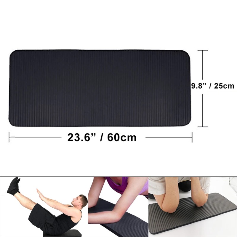 Crossfit Workout With Equipment - แผ่นรองเข่าโยคะหนาพิเศษ 1.5 ซม. แผ่นรองโยคะโฟมกันลื่น แผ่นรองออกกำลังกาย ครอสฟิต
