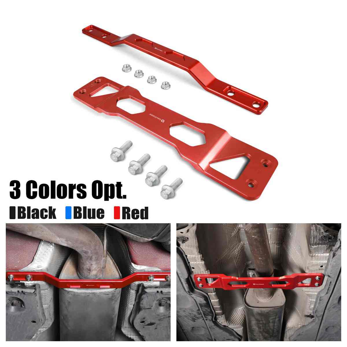 Crossfit Ga - เหล็กค้ำยึดอุโมงค์กลางและเหล็กค้ำยึดอุโมงค์หลังสำหรับรถยนต์ VW Golf MK7/8 GTI, Passat