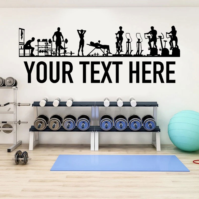 Gym People & Equipment Wall De - Crossfit Workout With Equipment บทวิจารณ์และราคา