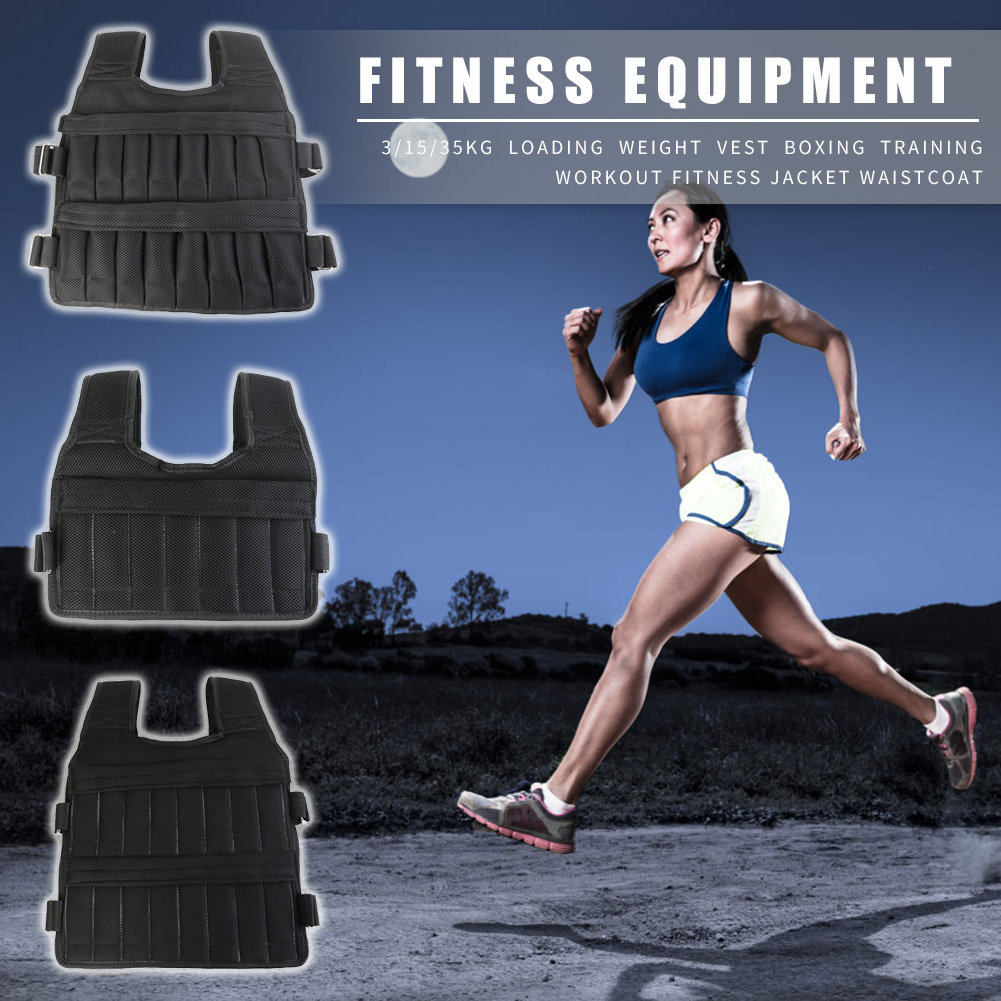 3/15/35 กก. เสื้อแจ็คเก็ตออกกำ - Crossfit Weight Vest บทวิจารณ์และราคา