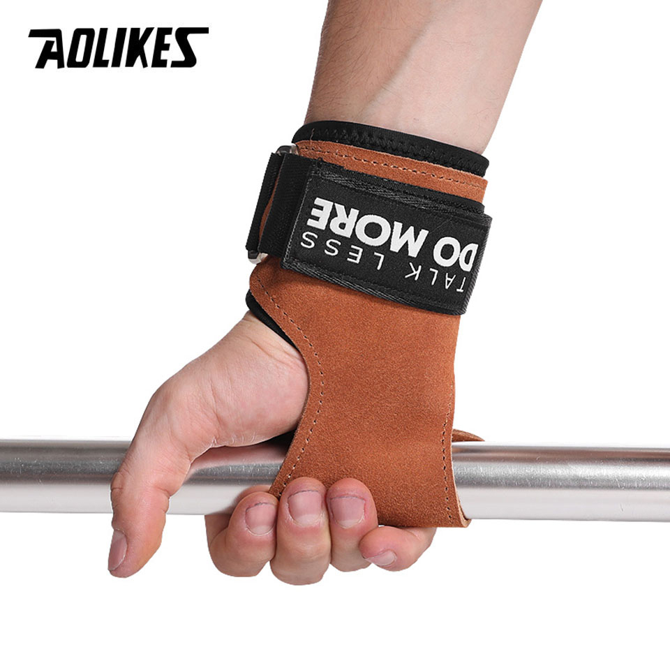 AOLIKES ถุงมือเล่นยิมหนังวัว,  - Crossfit Workout With Equipment บทวิจารณ์และราคา