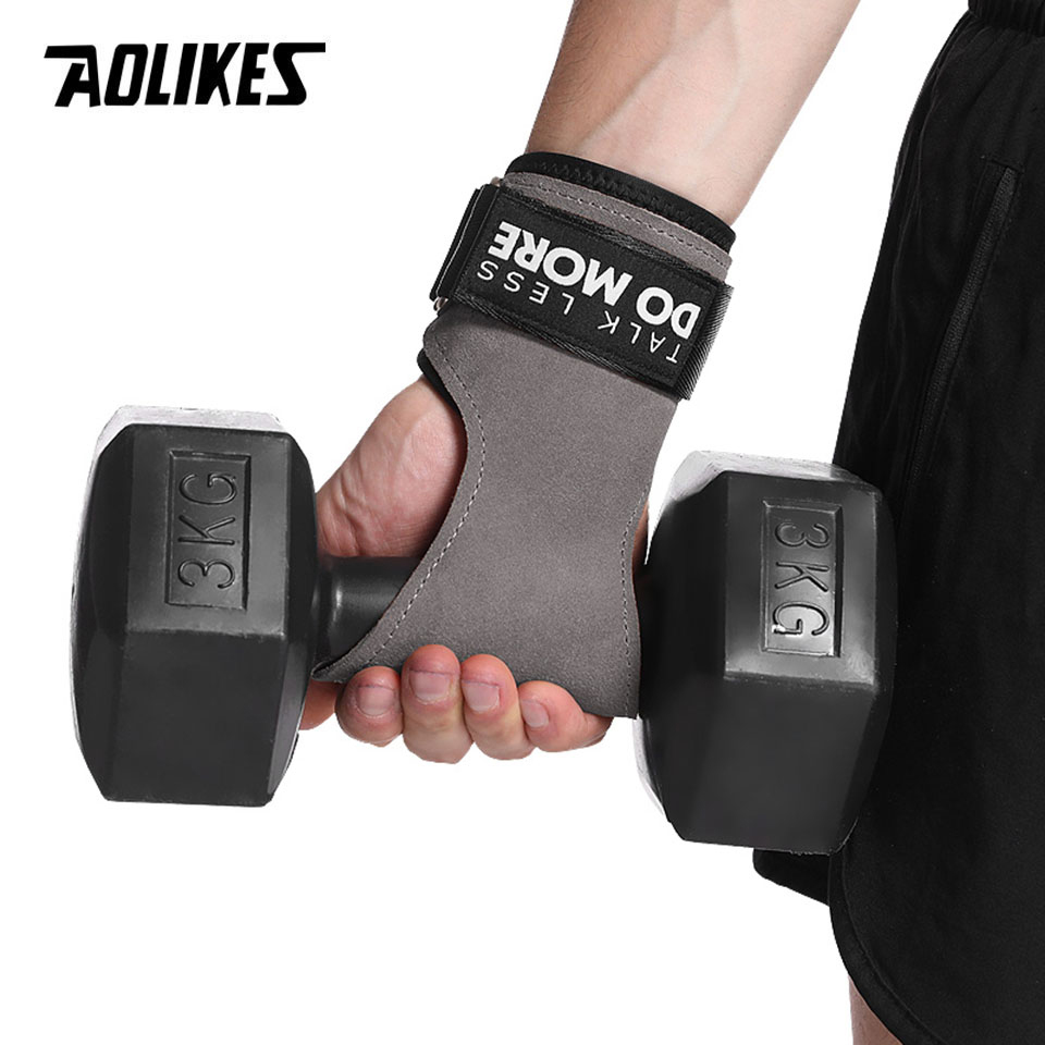 AOLIKES ถุงมือเล่นยิมหนังวัว,  - Crossfit Workout With Equipment บทวิจารณ์และราคา