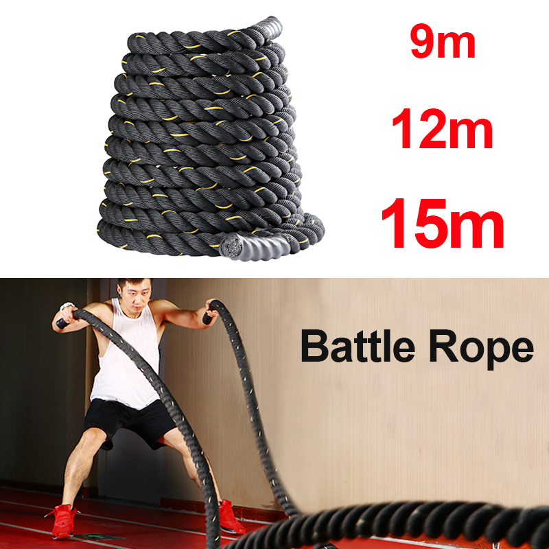 เชือกออกกำลังกาย 9M/12M/15M สำ - Crossfit Workout With Equipment บทวิจารณ์และราคา
